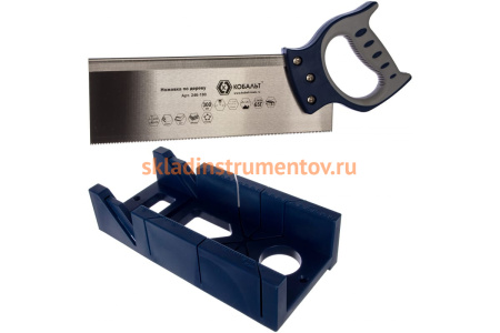 Ножовка по дереву с пластиковым стуслом КОБАЛЬТ 300мм 246-180