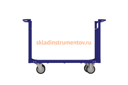 Усиленная каркасная тележка с двумя ручками RUSKLAD ТТД 10 (800х1800) d200мм усиленные