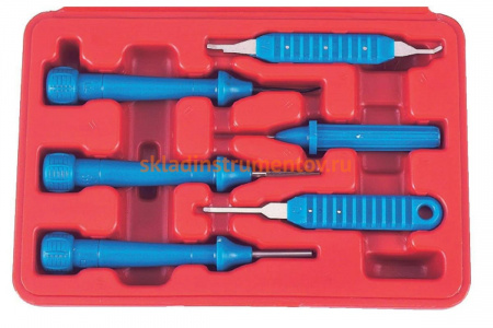 Набор демонтажных приспособлений для разъединения электроконтактных пар FORCE 6пр. 906C1