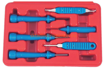 Набор демонтажных приспособлений для разъединения электроконтактных пар FORCE 6пр. 906C1