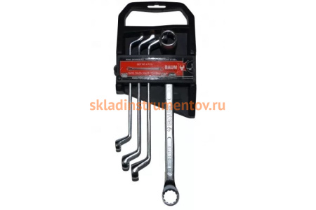 Набор рожковых ключей BAUM в пластиковом держателе, 4 предмета 20-04MP