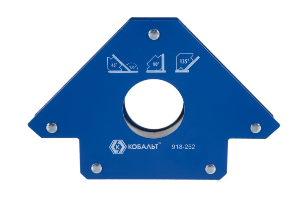 Угольник магнитный Стрелка (120 мм; 3 угла; до 34 кг) КОБАЛЬТ 918-252