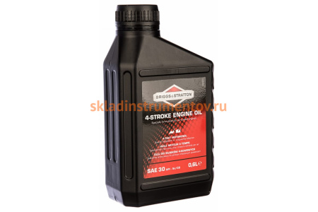 Масло SAE-30 (0.6 л) для 4-х тактных двигателей Briggs&Stratton 100005E