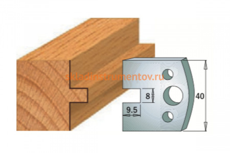 Комплект из 2-х ножей SP (40x4 мм) CMT 690.095