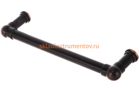 Мебельная ручка JET 181 м.ц. 128мм брашированная ант.медь RQ181Z.128BC99
