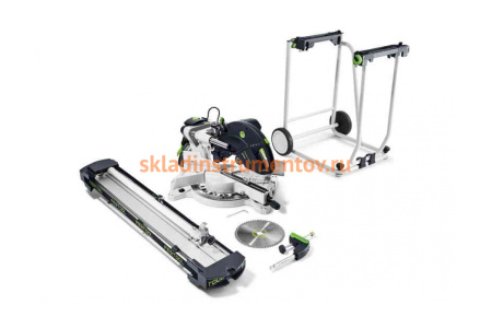 Торцовочная пила с механизмом протяжки FESTOOL, комплект KS 88 RE-Set-UG 575322