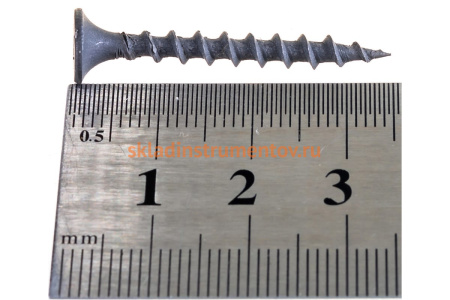 Саморезы ЗУБР СГД гипсокартон-дерево, 35 х 3.5 мм, 350 шт, фосфатированные, 300031-35-035