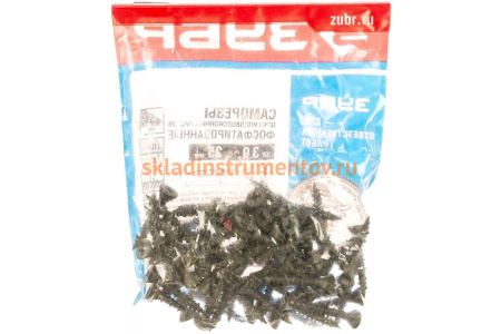 Саморезы для крепления гипсоволоконных плит 70 шт. (3,9х25 мм; PH2; ТФ7) ЗУБР 4-300057-39-025