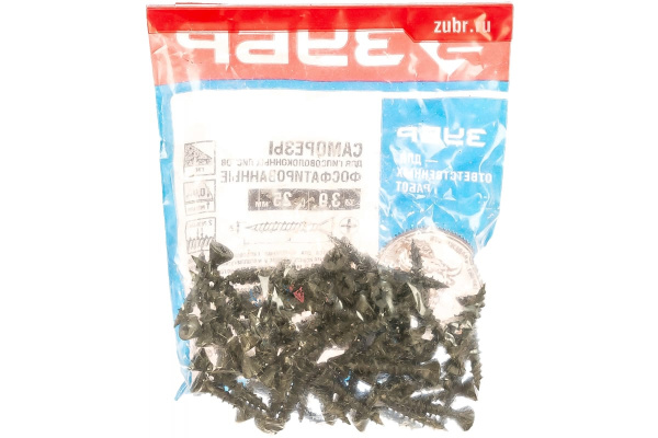 Саморезы для крепления гипсоволоконных плит 70 шт. (3,9х25 мм; PH2; ТФ7) ЗУБР 4-300057-39-025