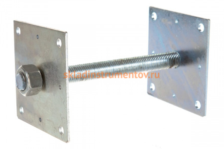 Регулировочная стойка ЗУБР Анкер 140х140х250мм х М24 310266-140