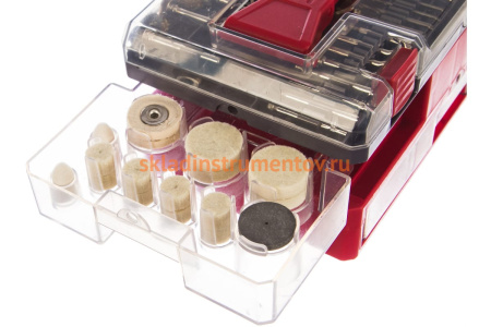 Набор мини-насадок для гравировальных машин 349 предметов Зубр 35905-H349