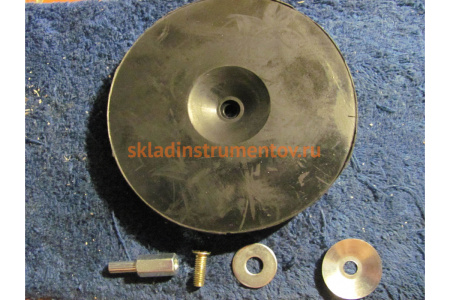 Насадка резиновая с прижимной шайбой под шлифовальные круги (125 мм; 8 мм) для дрелей Тевтон 3579-125