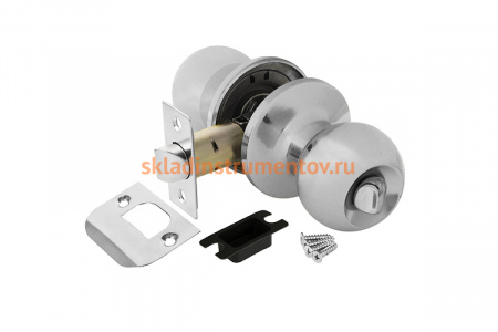 Ручка защелка AJAX 6082 CP-B фик. хром 39525