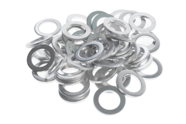 Набор алюминиевых шайб JTC размер: толщина 1.5, внутр. д. 10.4, наружн. д. 15.8 50 шт. 2011A