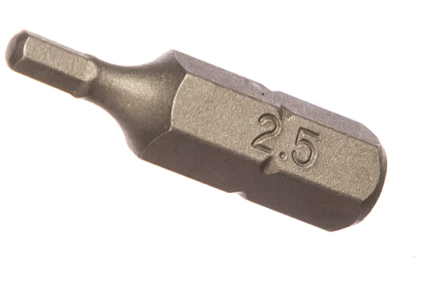 Вставка-бита 1/4"DR шестигранная, H2.5, 25 мм Ombra 514225