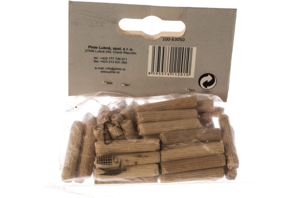 Мебельный деревянный шкант 6х30мм, 50шт PINIE 100-63050