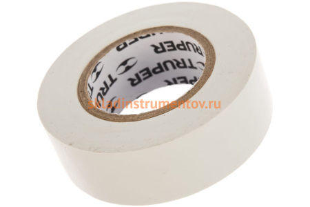 Изолента Truper акрил, 9 м, ширина 19 мм, белая M-22B 13515