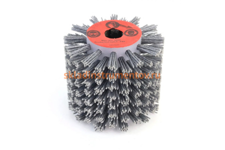 Щетка (110х100х19 мм; +4 паза; P80; полимерный ворс) ОСБОРН 3-384 FEL110100P80PGR