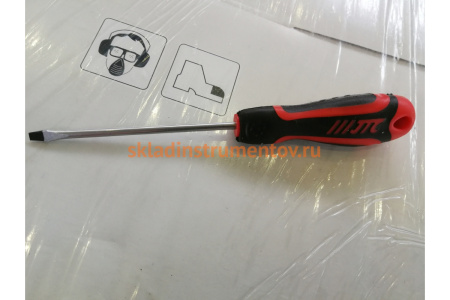 Силовая шлицевая отвертка SL3.0 х 75мм JTC 7601