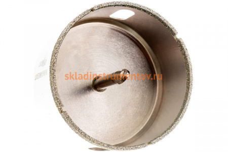 Коронка алмазная с центрирующим сверлом по керамограниту и керамике 68 мм HAGWERT 576268