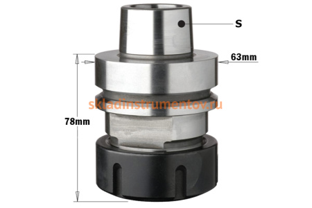 Патрон высокоточный для цанги ER40, S=HSK-F63, RH CMT 183.310.01