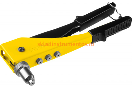 Переставной заклепочник Stayer MaxFix "MS 180" для заклёпок d=2,4-4,8 мм из алюминия стальной корпус 3107_z01