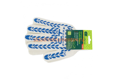 Перчатки х/б с ПВХ-покрытием "Протектор" 7 класс СИБРТЕХ 67704