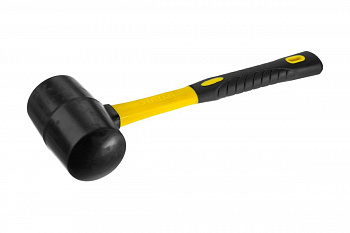 Резиновая черная киянка с фибергласовой ручкой 230г STAYER PROFESSIONAL 2054-40