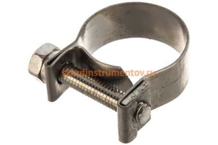 Металлические хомуты СИБРТЕХ, MINI 16-18мм, ширина 9мм, винтовой, W4, 2шт 475063