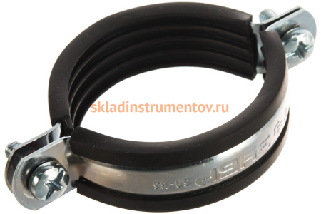 Трубный хомут с гайкой ЗУБР 2", 7штук, оцинкованный 37850-59-65