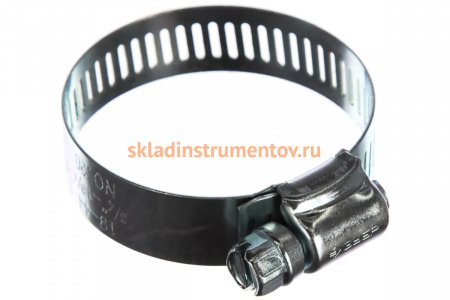 Стальные хомуты Зубр МАСТЕР с просечной лентой ПЛ-12,7, 19-44мм, 100шт 37805-019-44-100