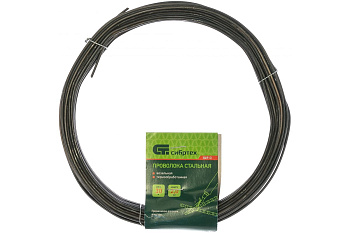 Стальная проволока СИБРТЕХ 30 м, вязальная, термообработанная 2 мм 84913