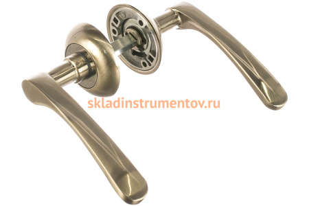 Раздельная ручка AJAX CORSA AJ SN/CP-3 матовый никель/хром, квадрат 105 мм 39117