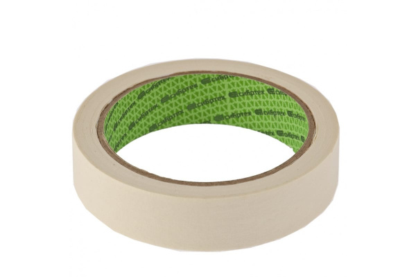 Малярная лента СИБРТЕХ эконом, 25мм, на бумажной основе 88883