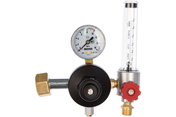 Регулятор углекислотный с подогревателем, ротаметром и манометром REDIUS У-30-КР1П-Р СВ000009236