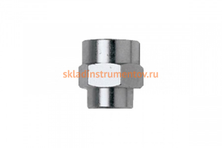 Муфта цилиндрическая мама 1/4" - мама 1/2" 1226/6 F1/4*F1/2" GAV 12030