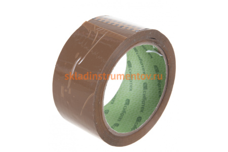 Клейкая лента "Эксперт" СИБРТЕХ 45 мкм, 48 мм х 60 м, цвет коричневый// Сибртех 88724