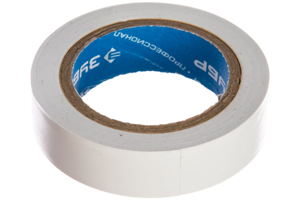 Изолента ПВХ ЗУБР Электрик-10 10м 0,13х15мм белая 1233-8