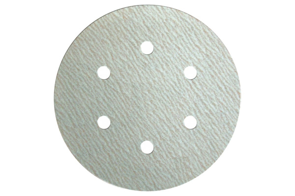 Круг шлифовальный на липучке для обработки красок, лаков и шпаклевок (150 мм; Р120; 6 отверстий) KLINGSPOR 146947