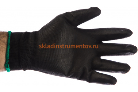 Защитные легкие бесшовные перчатки WIEDERKRAFT размер M, пара WDK-PU01B/M