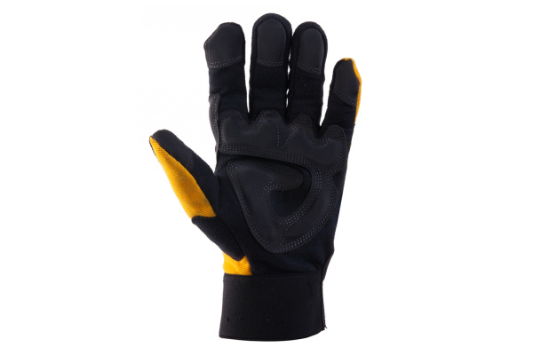 Защитные трикотажные перчатки Jeta Safety, черно-желтые, размер XL, JAV01-10/XL Защитные трикотажные перчатки Jeta Safety, черно-желтые, размер XL, JAV01-10/XL