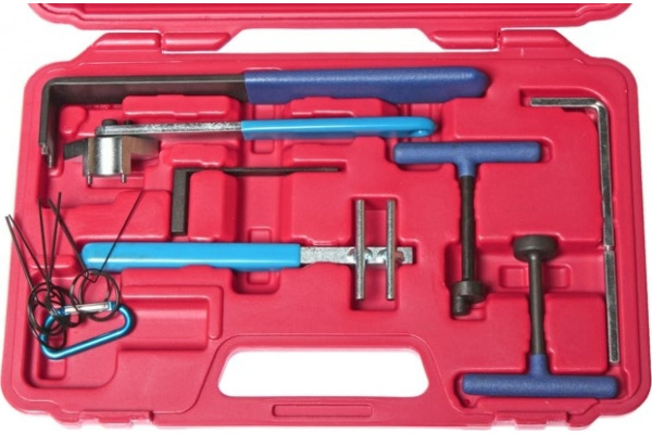 Универсальный набор инструментов для натяжения ремня ГРМ (8 предметов в кейсе) JTC 4767