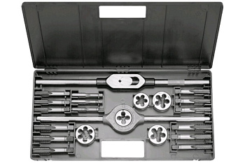 Резьбонарезной набор Bucovice Tools M 2-II, 24 предмета, M12-M20, в пластиковом кейсе 310200