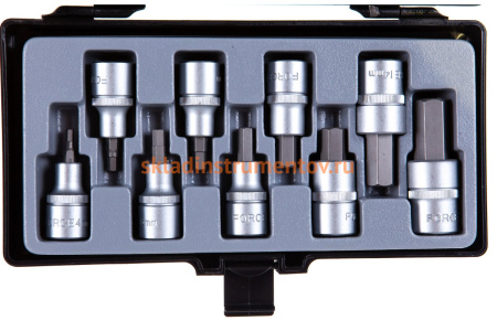 Набор 6-гранных головок-бит 4-17мм FORCE 4101