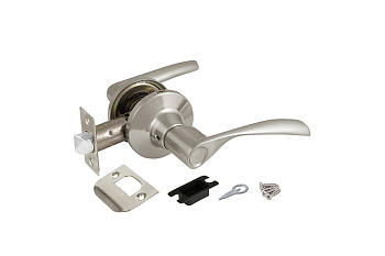 Ручка защелка AJAX 6010 SN-P без фик. мат. никель 39523