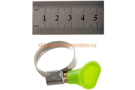 Металлические хомуты СИБРТЕХ, элемент крепления с формой ключа, 20-32мм, 2 шт 47651