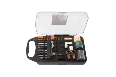 Набор аксессуаров для мини-дрелей 71 шт в пластиковом кейсе ROCKFORCE RF-GSK071