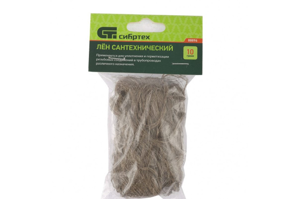 Лен сантехнический СИБРТЕХ 10 г 88896