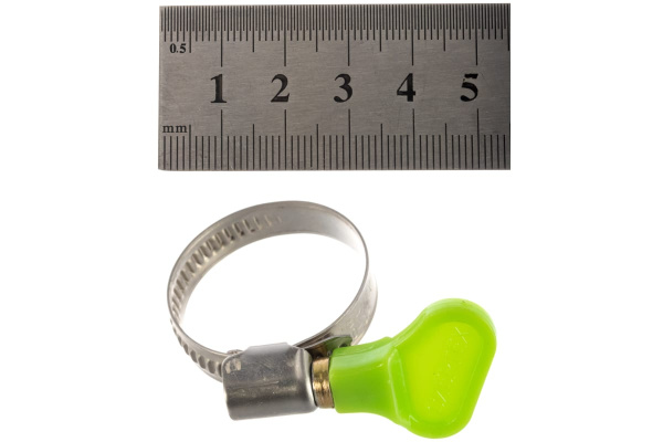 Металлические хомуты СИБРТЕХ, элемент крепления с формой ключа, 20-32мм, 2 шт 47651