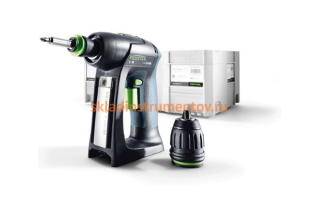 Аккумуляторная дрель-шуруповёрт FESTOOL C 18 Li 3.1-Compact 574921